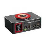 CARICABATTERIE DA BANCO YCS-S500 CON 8 PORTE 140W CON RICARICA WIRELESS 15W 