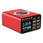 CARICABATTERIE DA BANCO YCS-S550 CON 8 PORTE 80W CON RICARICA WIRELESS 15W