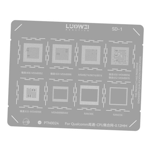 STENCIL PER REBALLING IC CHIP LUOWEI SD-1 PTN0024