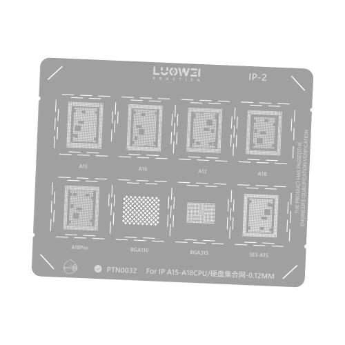 STENCIL PER REBALLING IC CHIP LUOWEI IP-2 PTN0032