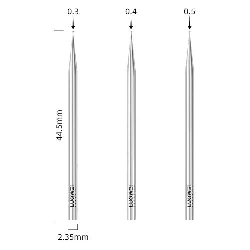 KIT PUNTE LUOWEI PER SMERIGLIATRICE ED INCISIONE (3in1) 