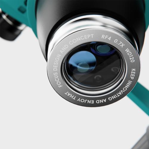 LENTE BARLOW RF4 WD120 0.7X PER MICROSCOPIO SILVER