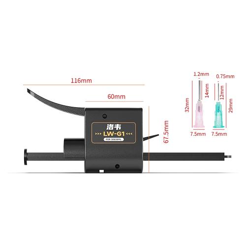 DOSATORE A PISTOLA MANUALE LUOWEI LW-G1 PER FLACONI DA 30ml A 50ml