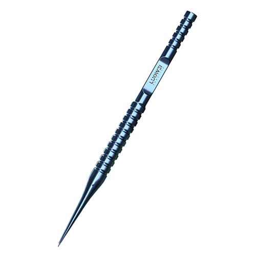 PINZA IN TITANIO LUOWEI BAMBOO-SHAPED A PUNTA DIRITTA BLU 0.01mm