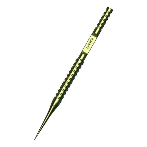 PINZA IN TITANIO LUOWEI BAMBOO-SHAPED A PUNTA DIRITTA GOLD 0.01mm