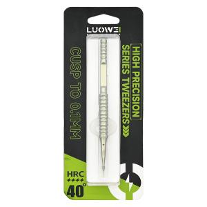 PINZA IN TITANIO LUOWEI BAMBOO-SHAPED A PUNTA DIRITTA GOLD 0.01mm