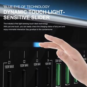 CARICABATTERIE DA BANCO MAANT MT-P200 CON 8 PORTE GaN 200W LUNAR WHITE