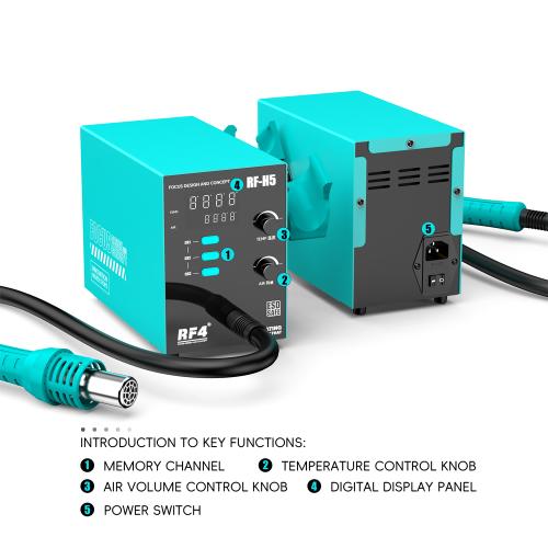 STAZIONE SALDANTE RF4 RF-H5 PRO AD ARIA CALDA 800W