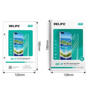 PELLICOLA IDROGEL RELIFE GF-9 HD TPU HYDROGEL FILM TRASPARENTE (CONF. 50PZ)