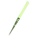 PINZA IN TITANIO LUOWEI NON-SLIP A PUNTA DIRITTA VERDE 0.1mm