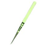 PINZA IN TITANIO LUOWEI NON-SLIP A PUNTA CURVA VERDE 0.1mm