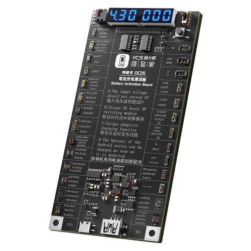 TESTER ATTIVATORE DI BATTERIA YCS DC25 V1.1 PER ANDROID E IPHONE