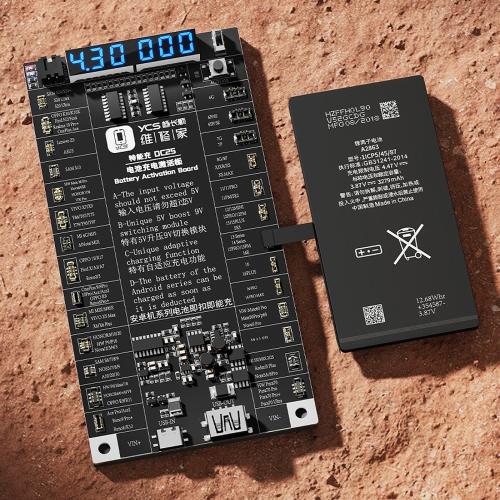 TESTER ATTIVATORE DI BATTERIA YCS DC25 V1.1 PER ANDROID E IPHONE