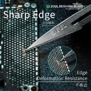 LAMA 2UUL BB SHARK BLADE DA18 NO.11 PER TAGLIERINO (100PZ)