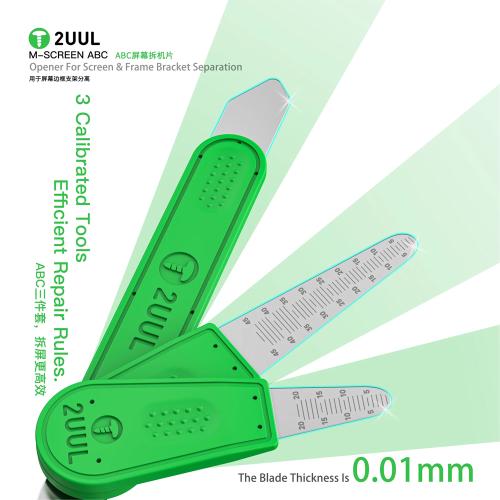 KIT ATTREZZO DI APERTURA 2UUL DA89 M-SCREEN ABC PER SEPARAZIONE FRAME E DISPLAY (3 IN 1)