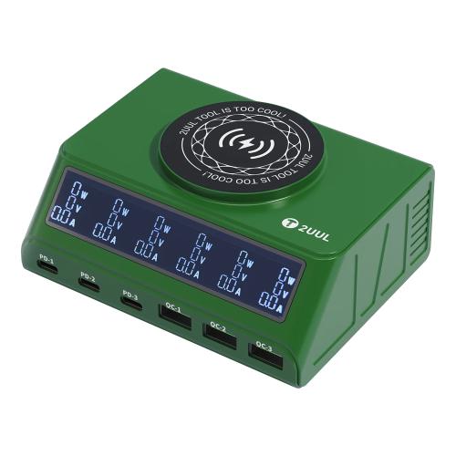 CARICABATTERIE DA BANCO 2UUL PC11 CON 6 PORTE 110W