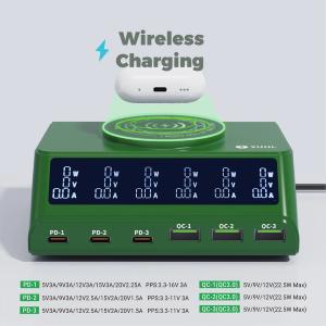 CARICABATTERIE DA BANCO 2UUL PC11 CON 6 PORTE 110W