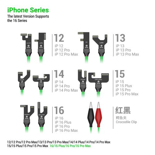CAVI ALIMENTAZIONE SCHEDA MADRE 2UUL PW09 POWER ONE PER IPHONE 12 - 16 SERIES
