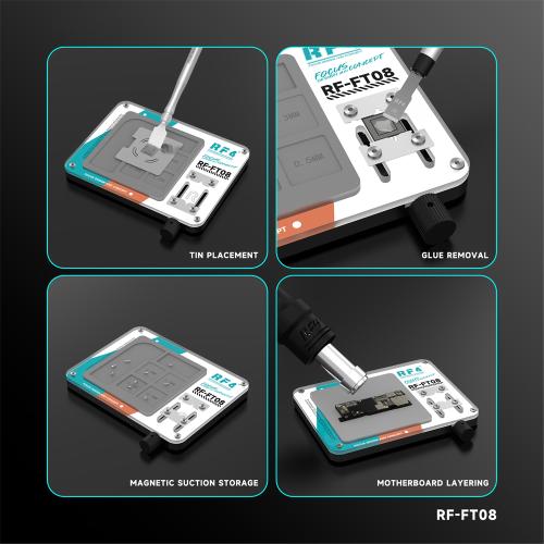 SUPPORTO MAGNETICO MULTIFUNZIONALE RF4 RF-FT08 PER SALDATURA E REBLLING 