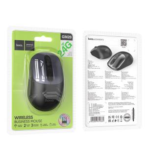 MOUSE WIRELESS HOCO GM28 1600 DPI GRIGIO - BLISTER RETAIL