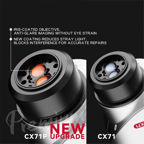 MICROSCOPIO RF4 CX71 PREMIUM TRINOCULARE 6.5-65X CON INTERFACCIA 0.5CTV