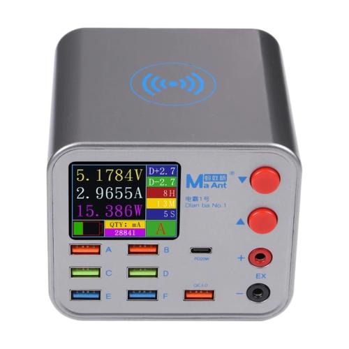 CARICABATTERIE DA BANCO MAANT DIANBA NO.1 CON 8 PORTE E STRUMENTO DIAGNOSTICO