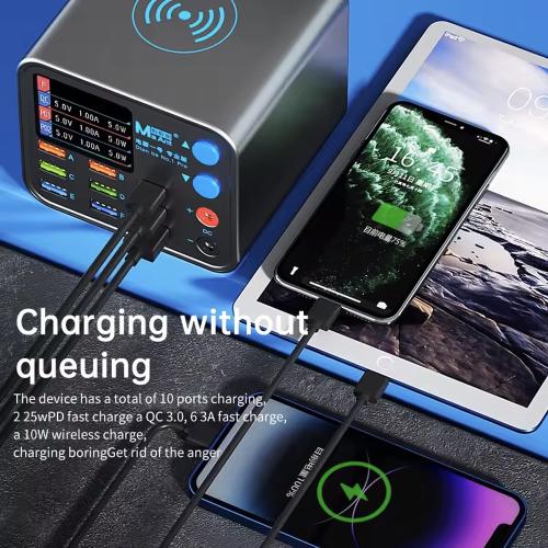 CARICABATTERIE DA BANCO MAANT DIANBA NO.1  PRO CON 9 PORTE E RICARICA WIRELESS