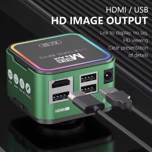 TELECAMERA MICROSCOPICA INDUSTRIALE 2K HD MAANT XJ-03 NERO PER MICROSCOPIO TRINOCULARE 