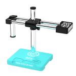 SUPPORTO DI SOSTEGNO PER MICROSCOPIO RF4 RF-FO33 CON BASE ANTISCIVOLO E  BRACCIO A DOPPIA ASSE