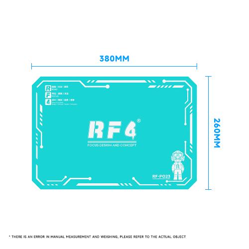 PIANO DA LAVORO RF4 RF-PO23 TAPPETINO IN SILICONE VERDE 380*260mm