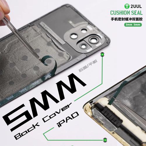 NASTRO BIADESIVO 2UUL CS02 PER FRAME E BACK COVER 5mm NERO (5PZ)