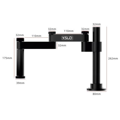 SUPPORTO DI SOSTEGNO PER MICROSCOPIO KSLID K-047 PIEGHEVOLE CON BRACCIO OSCILLANTE UNIVERSALE