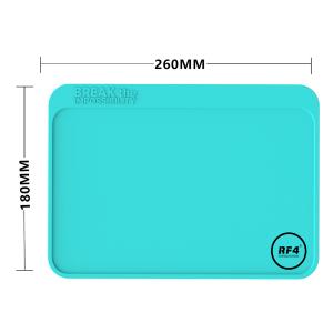 PIANO DA LAVORO RF4 RF-PO18 TAPPETINO IN SILICONE VERDE 260*180mm