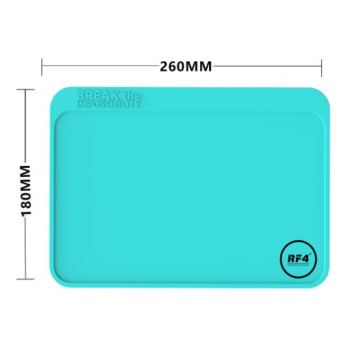 PIANO DA LAVORO RF4 RF-PO18 TAPPETINO IN SILICONE VERDE 260*180mm