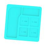 PIANO DA LAVORO RF4 RF-P020 TAPPETINO IN SILICONE VERDE 90*90mm