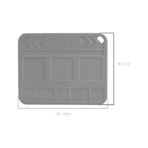 PAD SILICONE MAGNETICO YCS TAPPETINO GRIGIO PER REBALLING IC CHIP