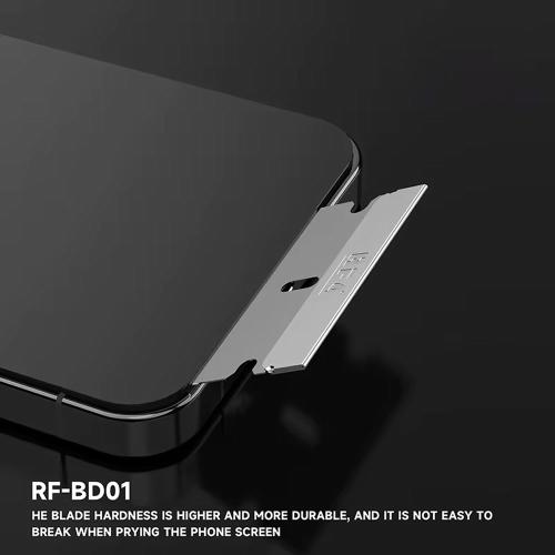 KIT LAMA IN ACCIAIO AL CARBONIO AD ALTA RESISTENZA RF4 RF-BD01 4CM (100 PZ)