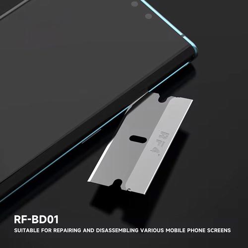 KIT LAMA IN ACCIAIO AL CARBONIO AD ALTA RESISTENZA RF4 RF-BD01 4CM (5 PZ)