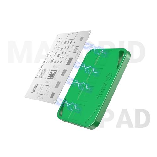 PAD SILICONE MAGNETICO 2UUL BH15 TAPPETINO VERDE PER REBALLING IC CHIP