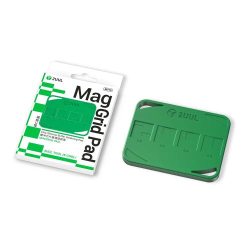 PAD SILICONE MAGNETICO 2UUL BH15 TAPPETINO VERDE PER REBALLING IC CHIP