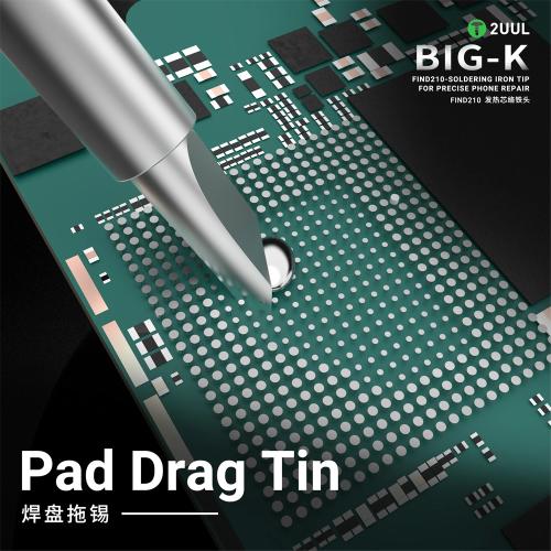 PUNTA PER STAZIONE SALDANTE 2UUL FD21 FIND210-BIG K A COLTELLO (5pz)