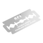 KIT LAMA IN ACCIAIO INOSSIDABILE CON LAMA A DOPPIA FACCIA RF4 RF-BD02 (100 PZ)