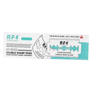 KIT LAMA IN ACCIAIO INOSSIDABILE CON LAMA A DOPPIA FACCIA RF4 RF-BD02 (100 PZ)