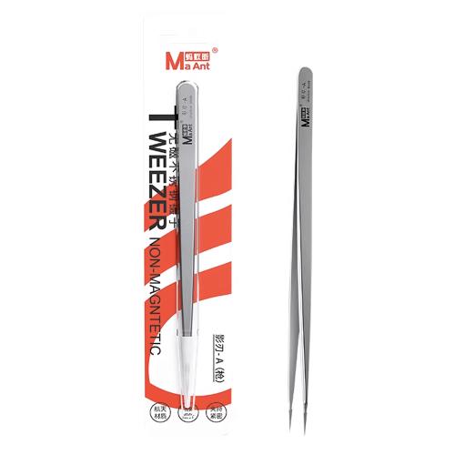 PINZA MAANT SHADOW BLADE A CON PUNTA DIRITTA IN ACCIAIO INOSSIDABILE