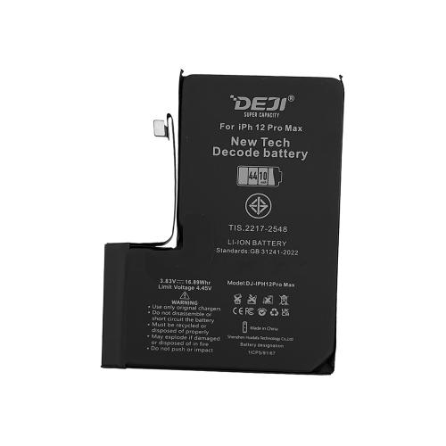 BATTERIA PER IPHONE 12 PRO MAX (DEJI) AUTODIAGNOSTICABILE MAGGIORATA 4410mAh