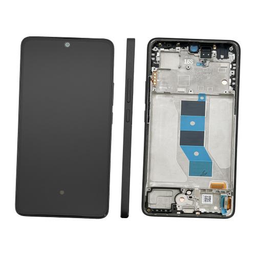 DISPLAY LCD PER XIAOMI POCO M7 PRO 5G NERO / CLASSIC BLACK CON FRAME 5600140O17P00 - SERVICE PACK