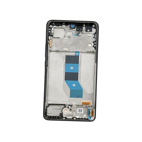DISPLAY LCD PER XIAOMI POCO M7 PRO 5G NERO / CLASSIC BLACK CON FRAME 5600140O17P00 - SERVICE PACK