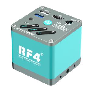 TELECAMERA MICROSCOPICA INDUSTRIALE 4K HD RF4 RF-4KC6 FIS BOX PER MICROSCOPIO TRINOCULARE