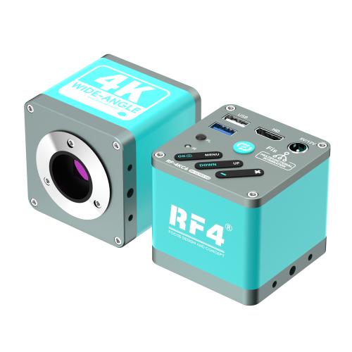 TELECAMERA MICROSCOPICA INDUSTRIALE 4K HD RF4 RF-4KC6 FIS BOX PER MICROSCOPIO TRINOCULARE