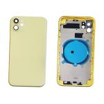 BACK COVER PER IPHONE 11  GIALLO CON FRAME COMPATIBILE